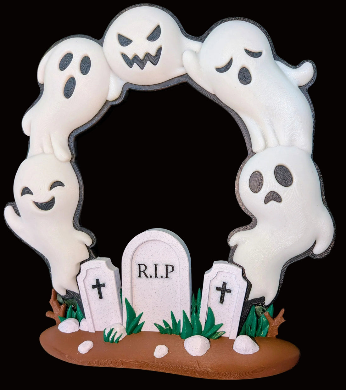 UV Reactive Ghost Wreath