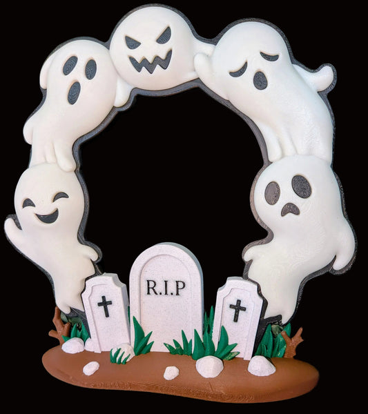 UV Reactive Ghost Wreath