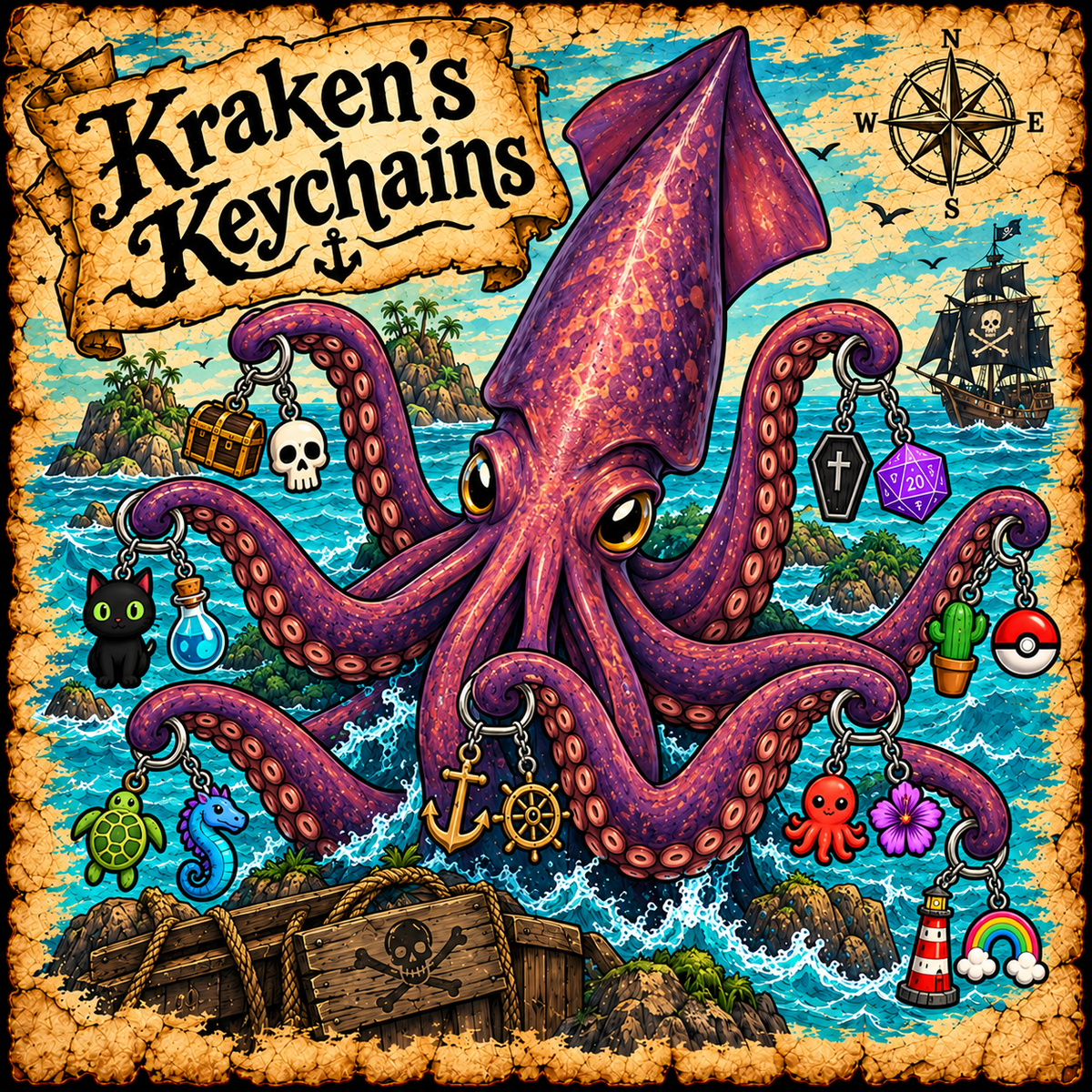 Kraken's Keychains