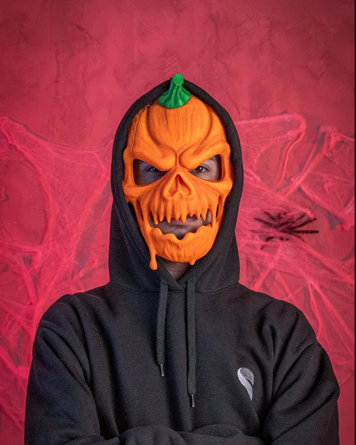3D Printed Pumpkin Skull Mask | Halloween Pumpkin Mask | Spooky Costume & Cosplay