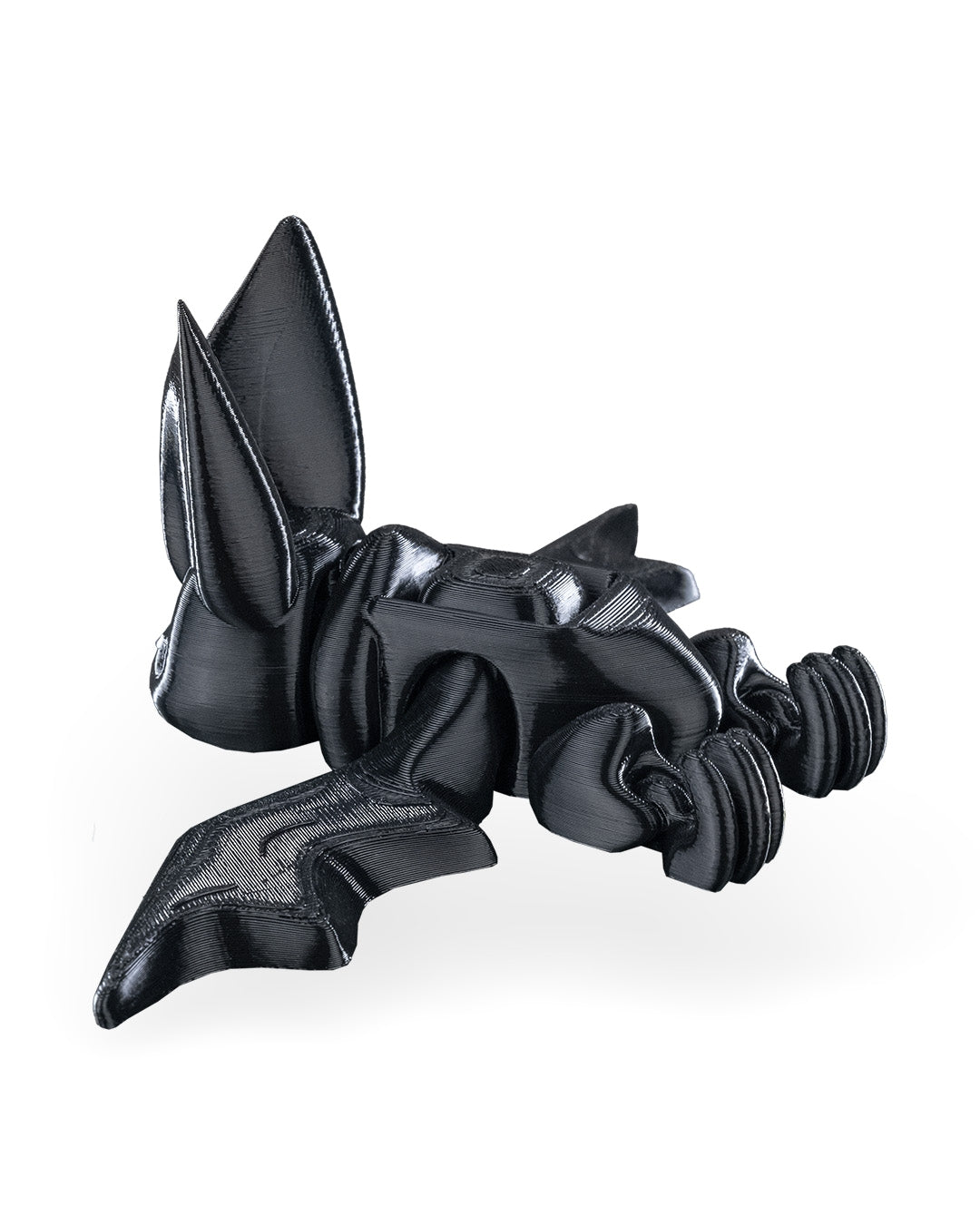 Close-up of the bat fidget toy's articulated joints and claws