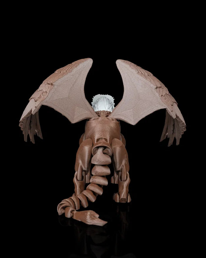 Articulated Griffin 3D Printed Figure | Poseable Fantasy Creature