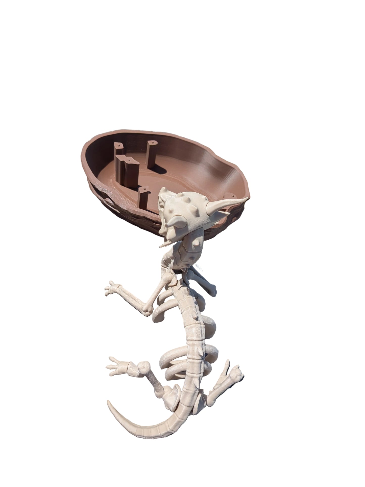 3D Printed Dragon Planter | Fantasy Dragon Succulent Pot | Unique Gothic Home Decor