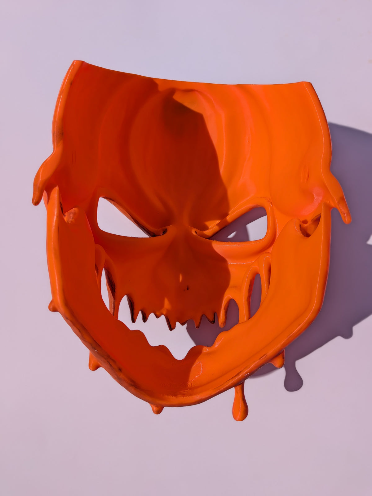 3D Printed Pumpkin Skull Mask | Halloween Pumpkin Mask | Spooky Costume & Cosplay