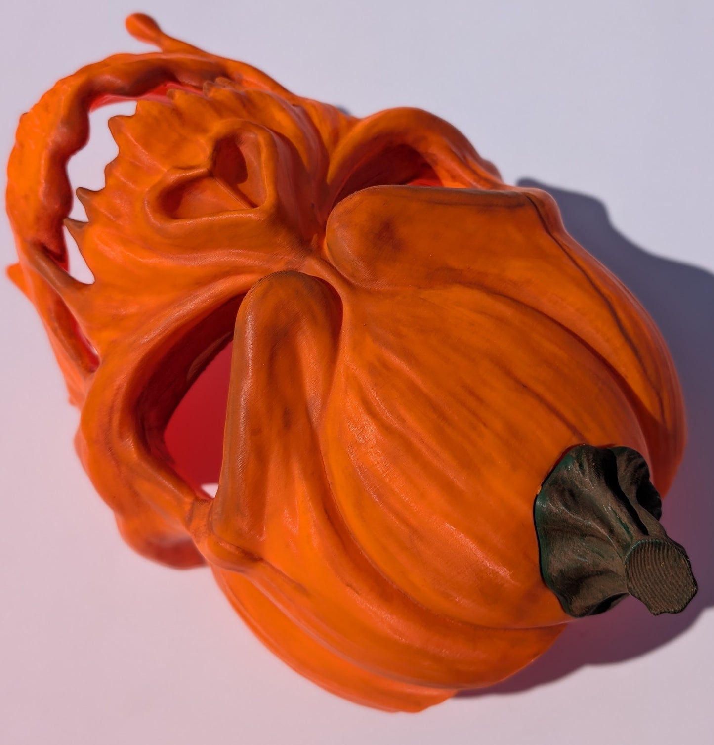 3D Printed Pumpkin Skull Mask | Halloween Pumpkin Mask | Spooky Costume & Cosplay
