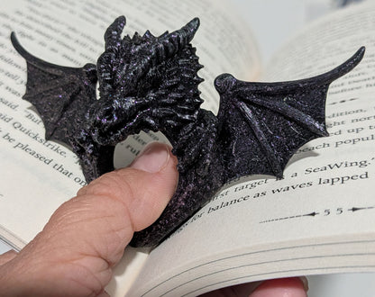 Mystery Dragon Page Holder, Dragon Ring Bookmark, Random Color Fantasy Ring