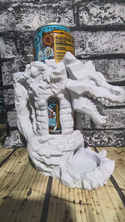 Castle Dragon Dice Tower, Can Holder Combo, D&D Gaming Accessory